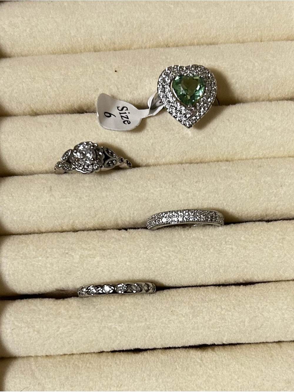 Bundle of size 6 rings NWT - Picture 3 of 7